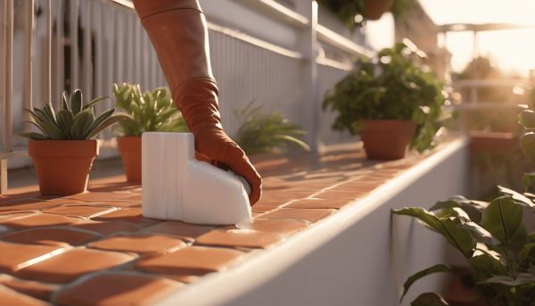 Quel temps d’action pour l’eau de javel sur votre terrasse ?
