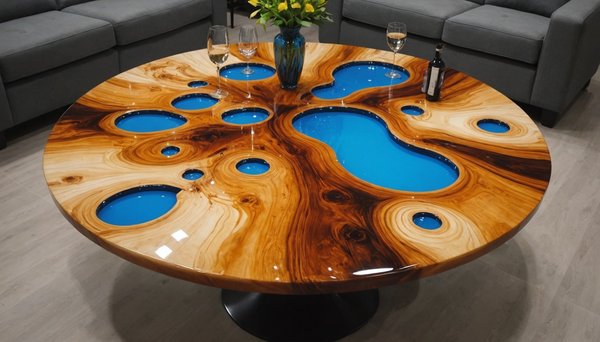 Créez votre table époxy personnalisée pour un intérieur unique