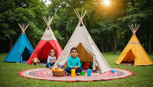 Top 10 tipis colorés pour filles : un univers de jeu et de rêve !