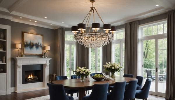 Transformez votre espace avec un lustre élégant et chaleureux